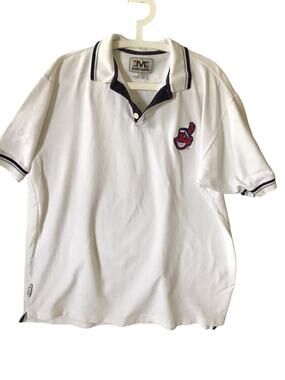 Vintage Mirage Cleveland Indians Polo Size L Looks Like XL